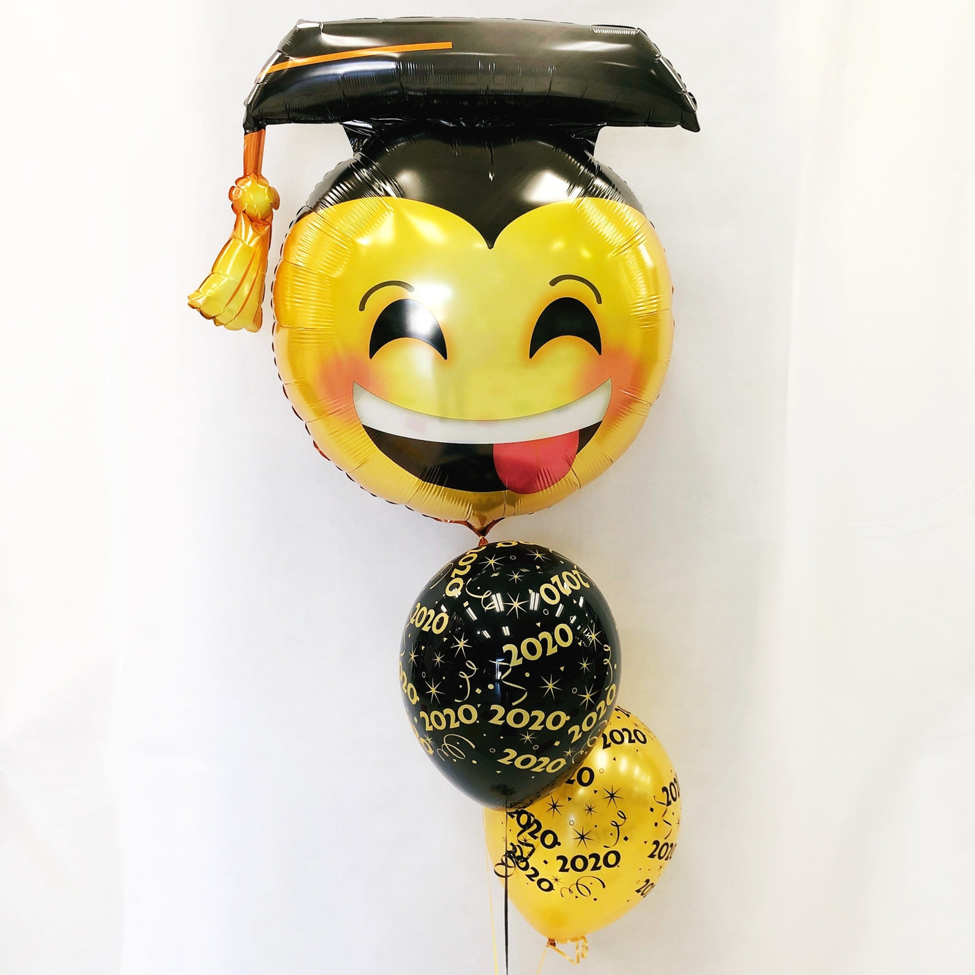 Graduation Smiley Balloon Bouquet