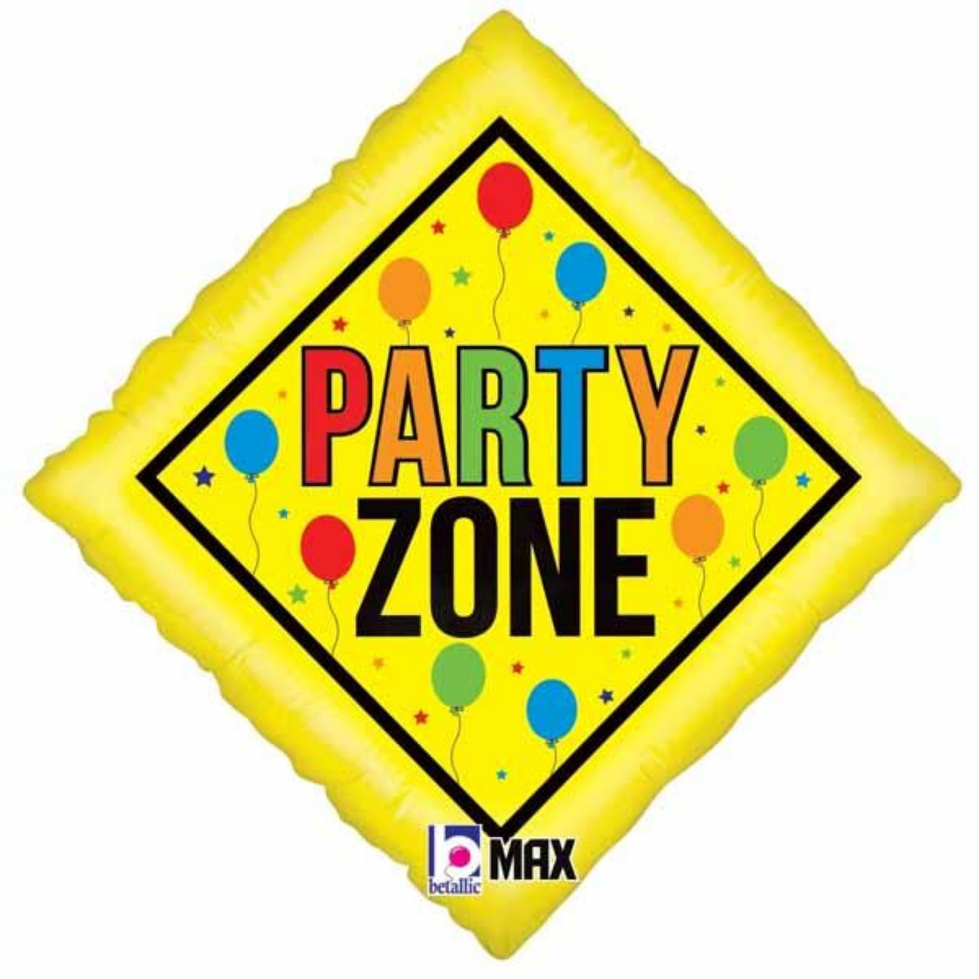 Mylar 18 in. Party Zone