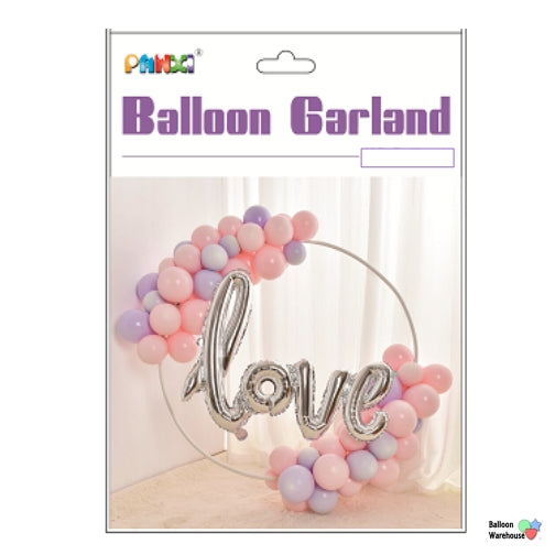 Love Balloon Hoop Garland