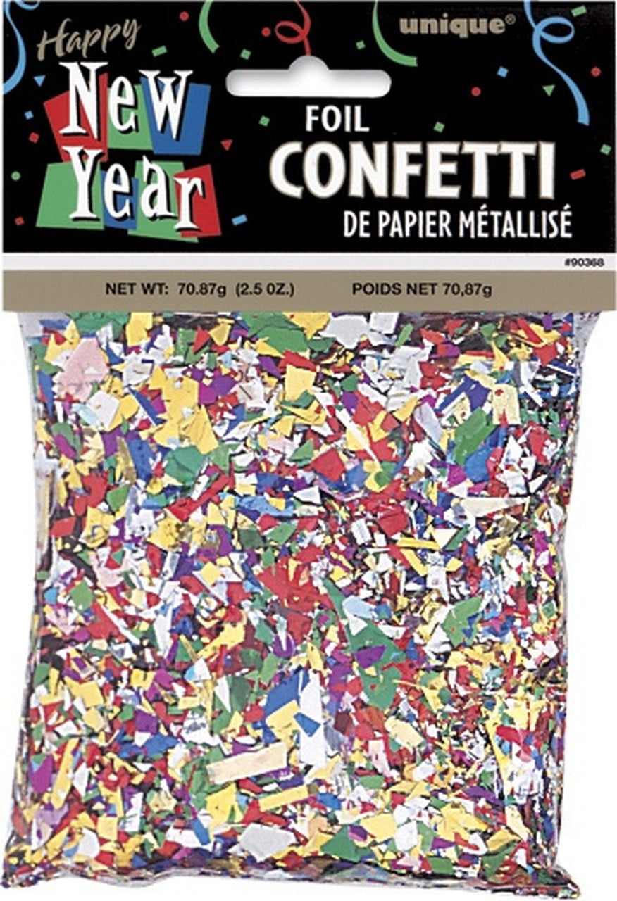 New Year foil Confetti - Multicolor