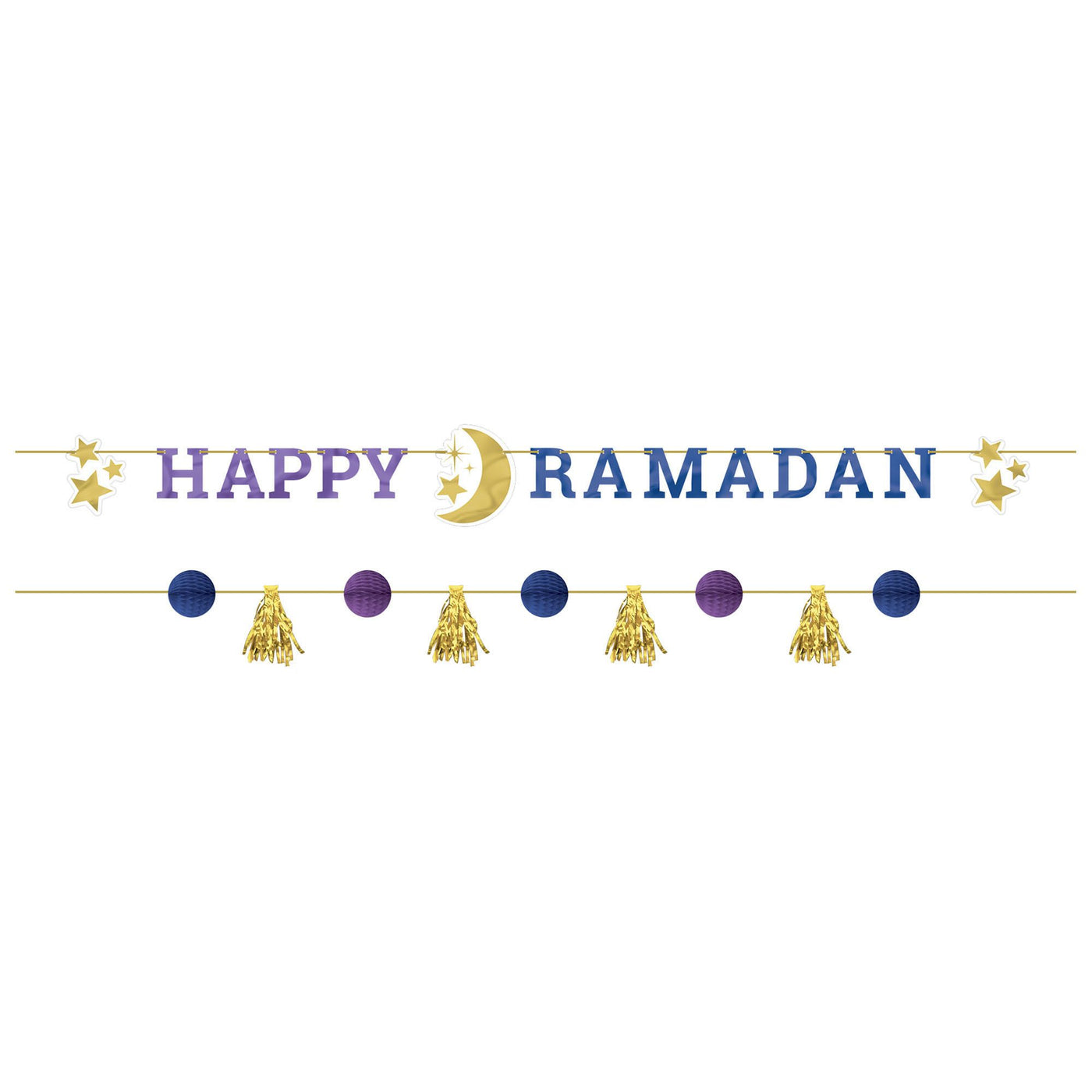 Happy Ramadan Letter Banner Kit