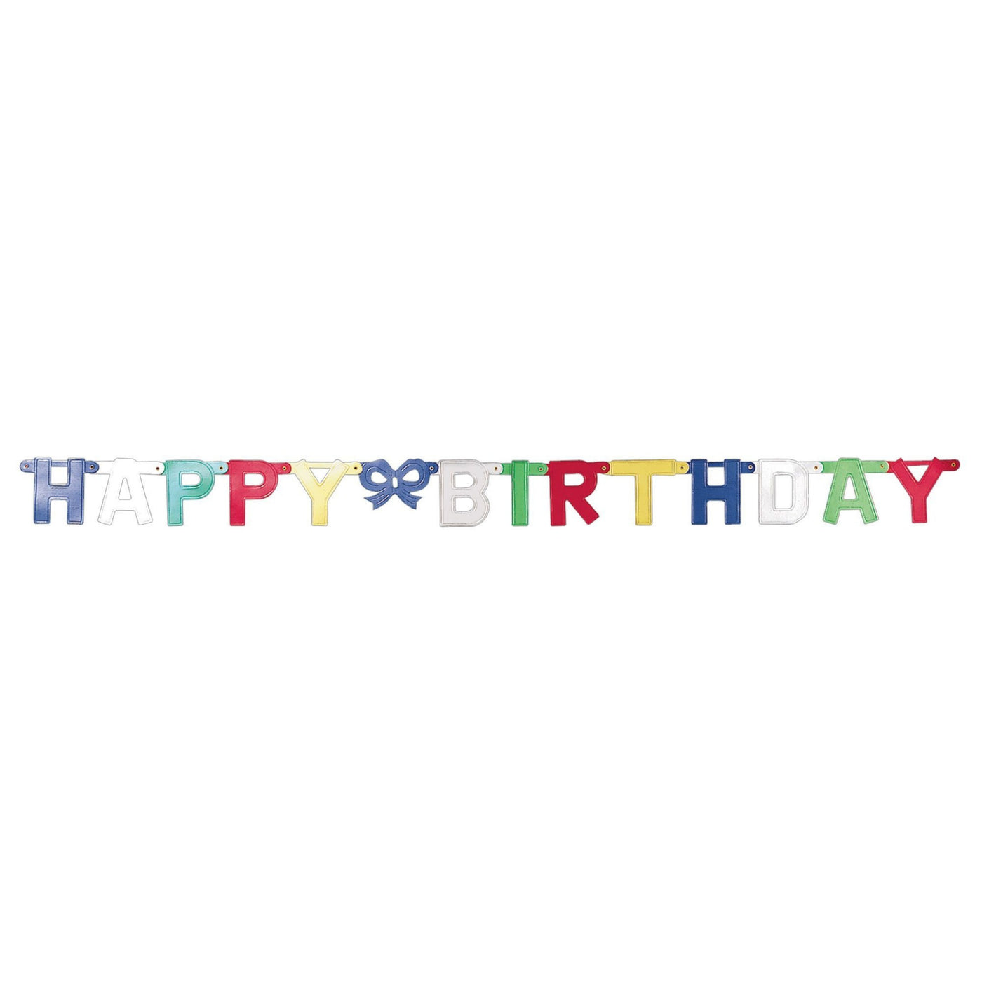 Bannière multicolore "Happy Birthday