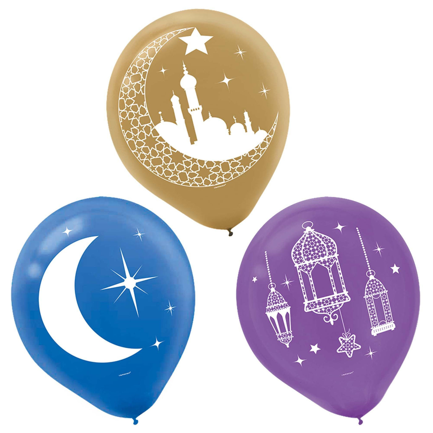 Eid Celebration Printed Latex Balloons