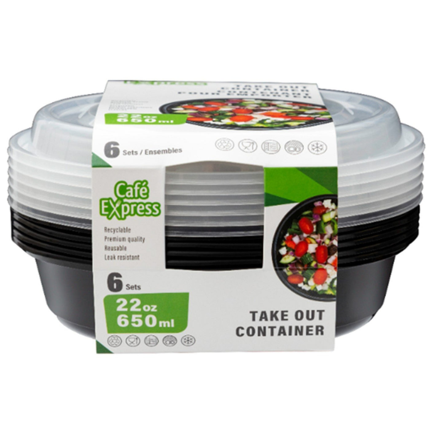 Take out container 22oz