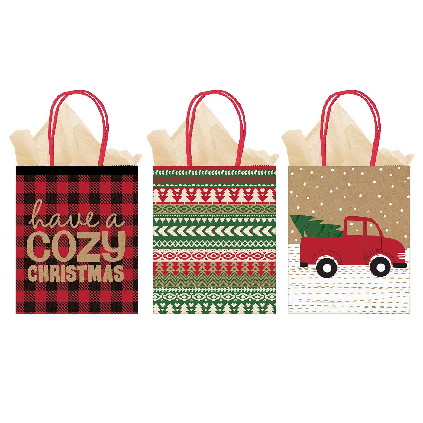 Christmas Pack Paper Gift Bags