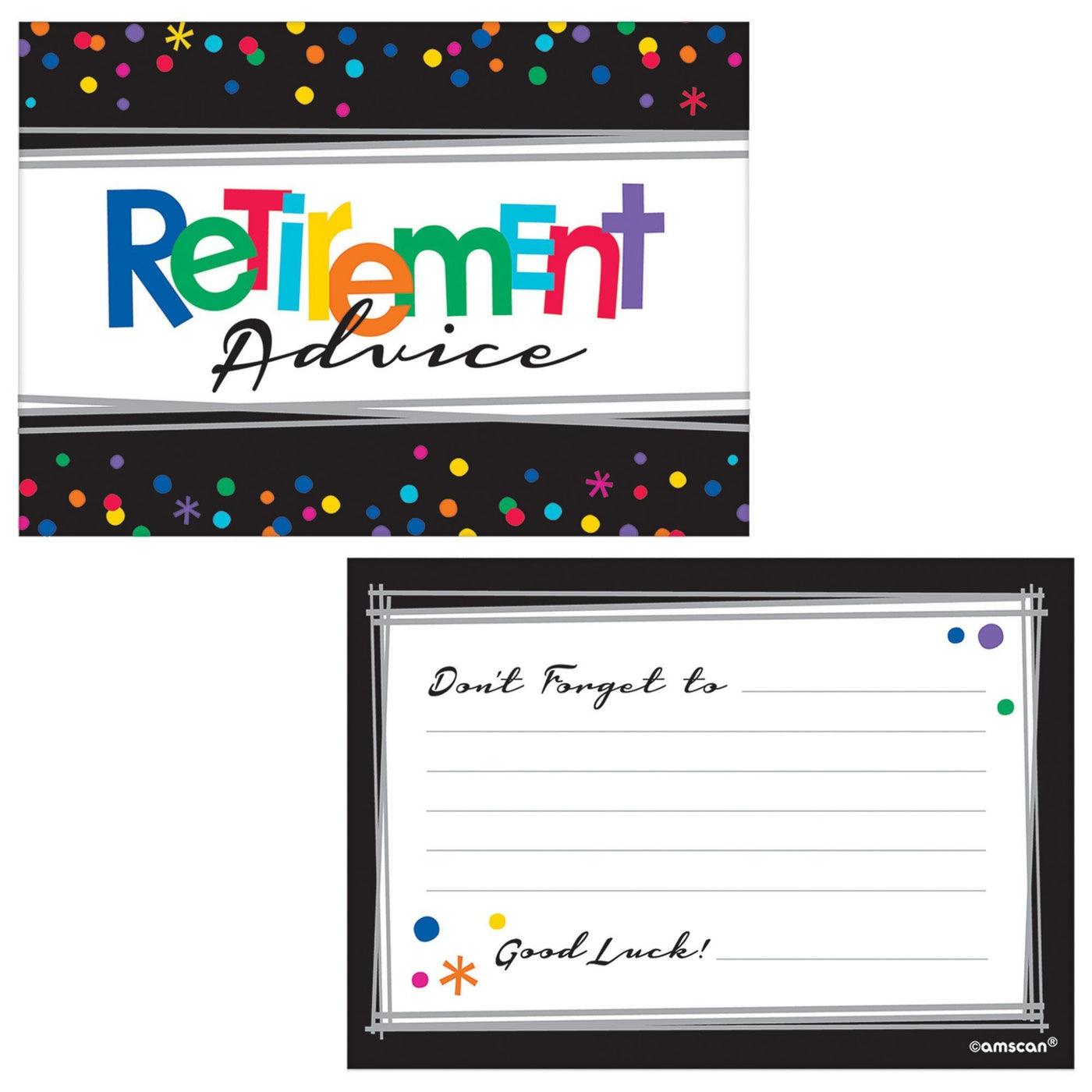 Officially Retired Retirement Advice Cards
