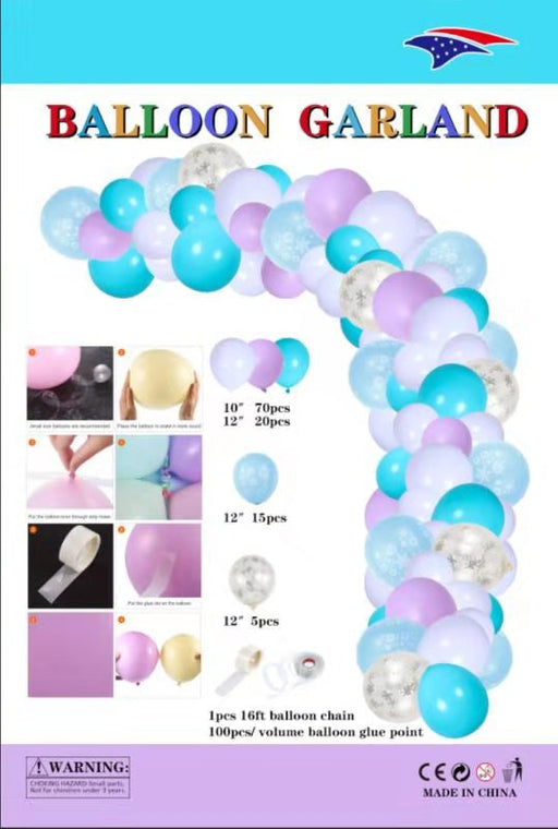 Balloon Garland Kit - Snowflake