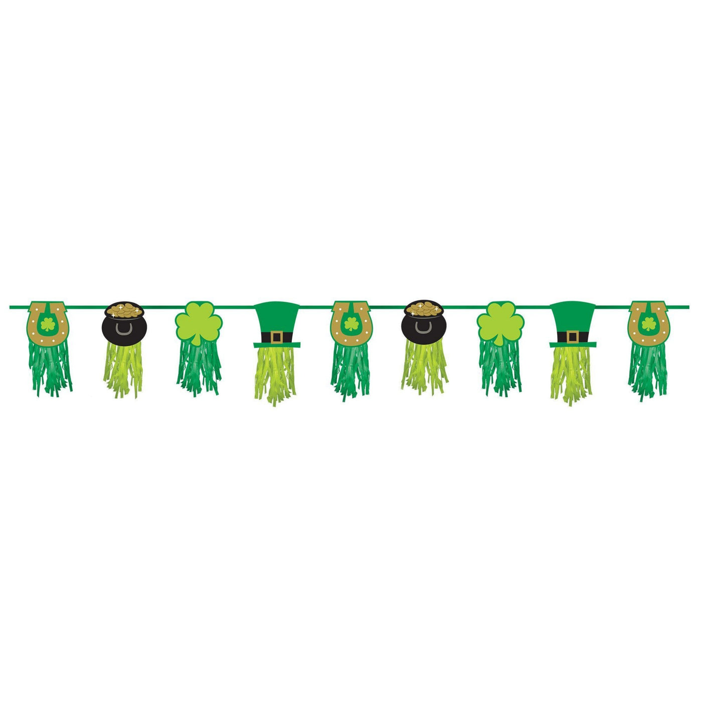 St. Patrick's Day Tissue Paper Garland