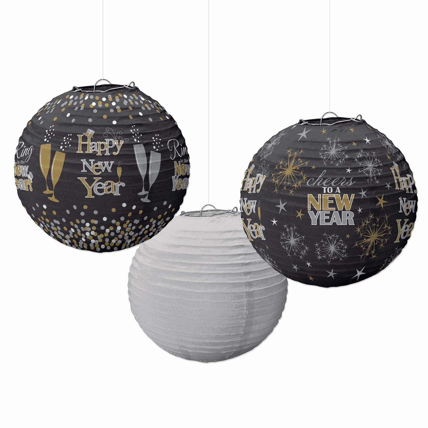 New Years Paper Lanterns