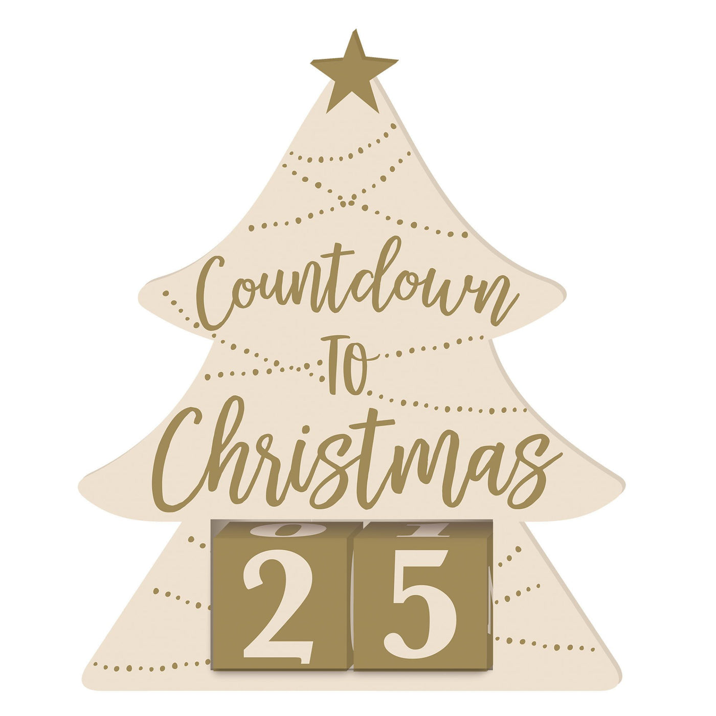 Countdown To Christmas Sign