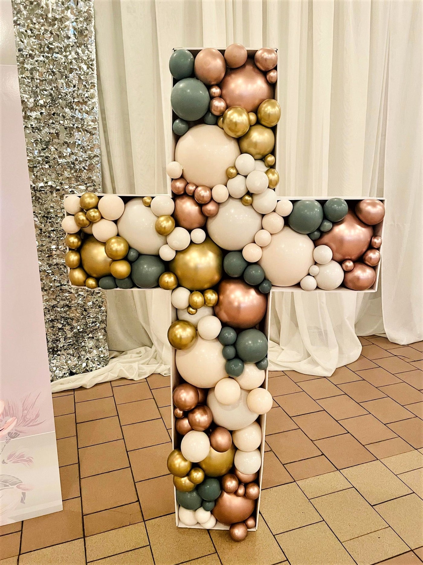 Cross Balloon Mosaic