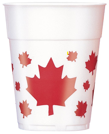 Canada Day 16oz Plastic Cups