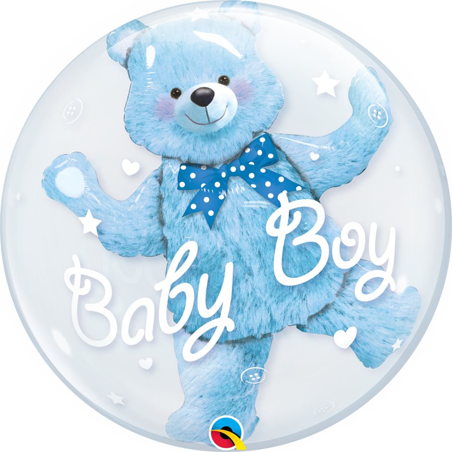 Double Bubble 24in. Baby Blue Bear