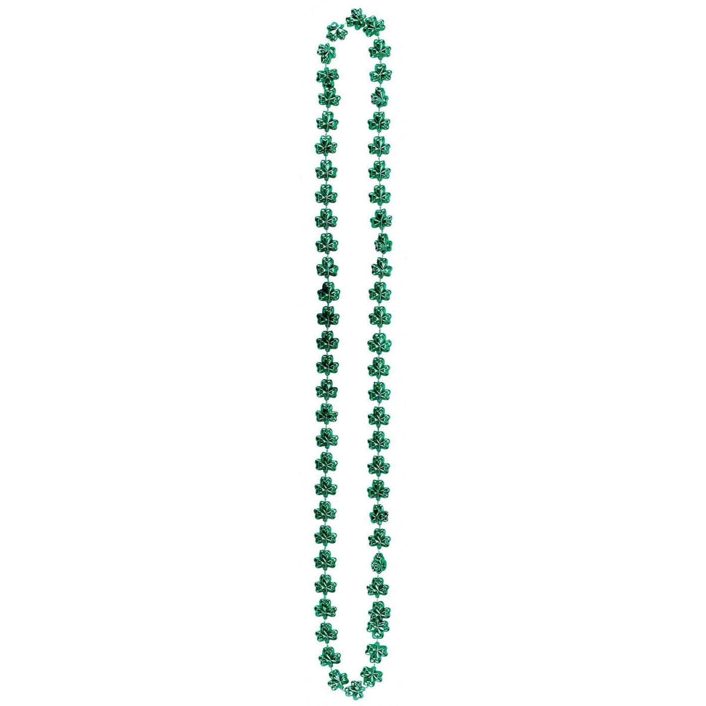 St. Patrick's Day Small Shamrock Bead Necklace