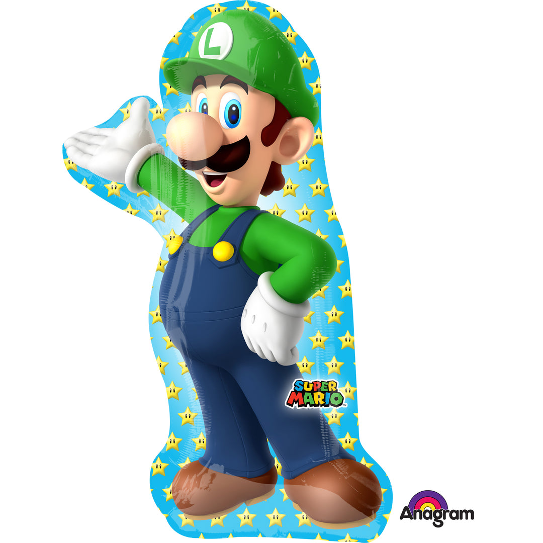 Mylar Jumbo Luigi Full Body