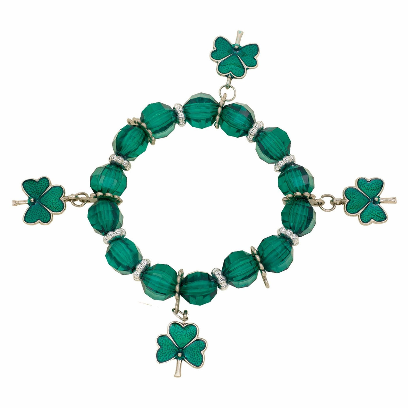 Bracelet extensible en plastique pour la Saint-Patrick