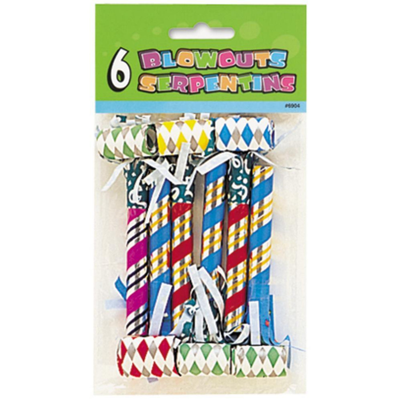 Multicolored Party Blowouts