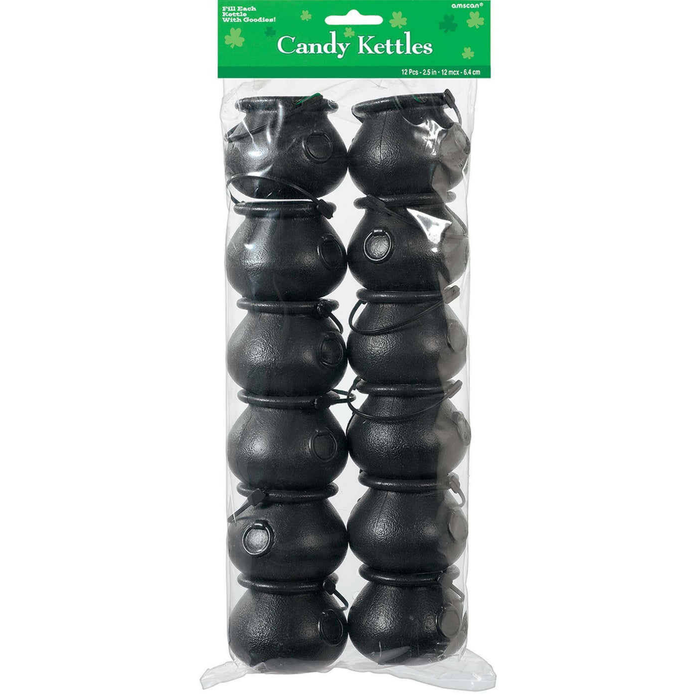 St Patrick's Plastic Candy Kettles