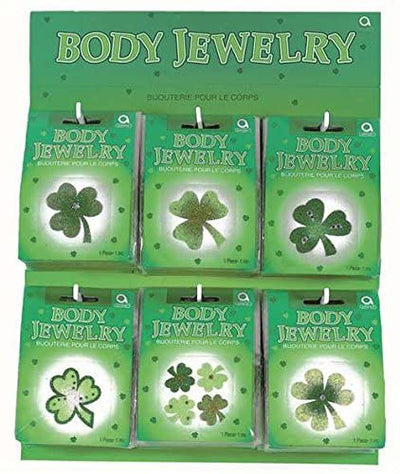 St. Patrick's Glitter Body Jewelry Assortment