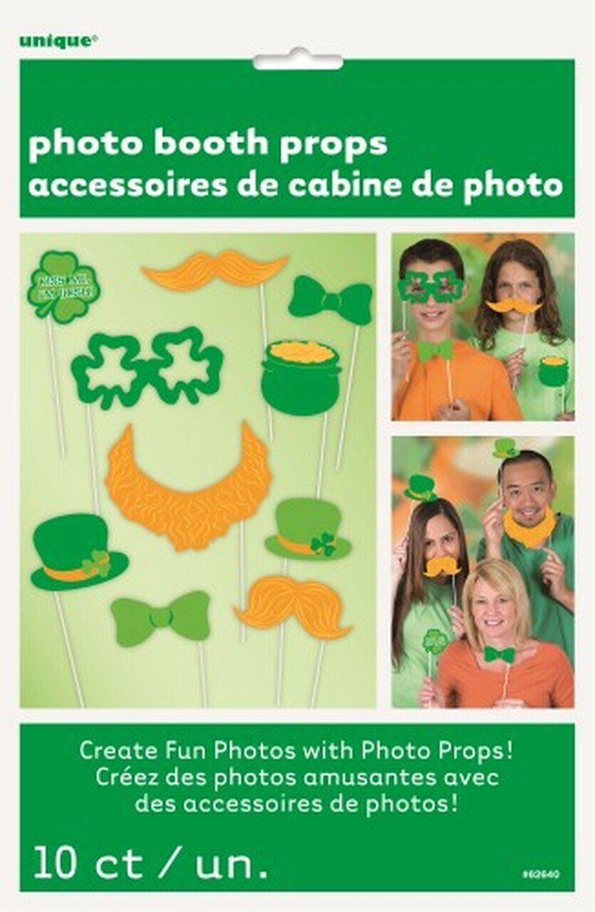 St. Patrick's Day Photo Props 10 ct