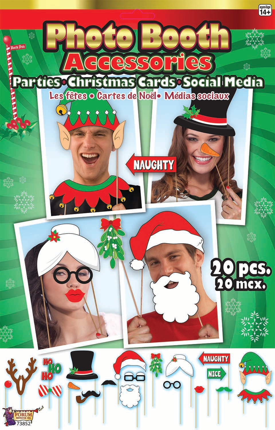 Christmas Photo Booth Accessories