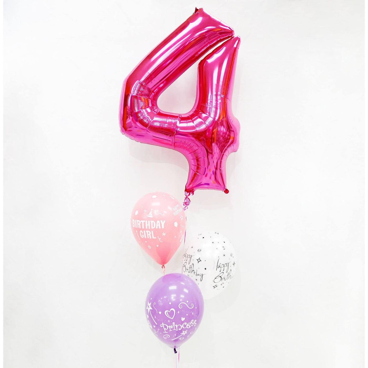4pc age Balloon Bouquet