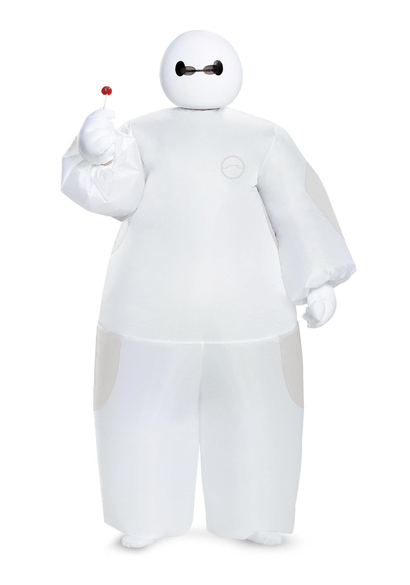 White Baymax Inflatable Kids Costume.