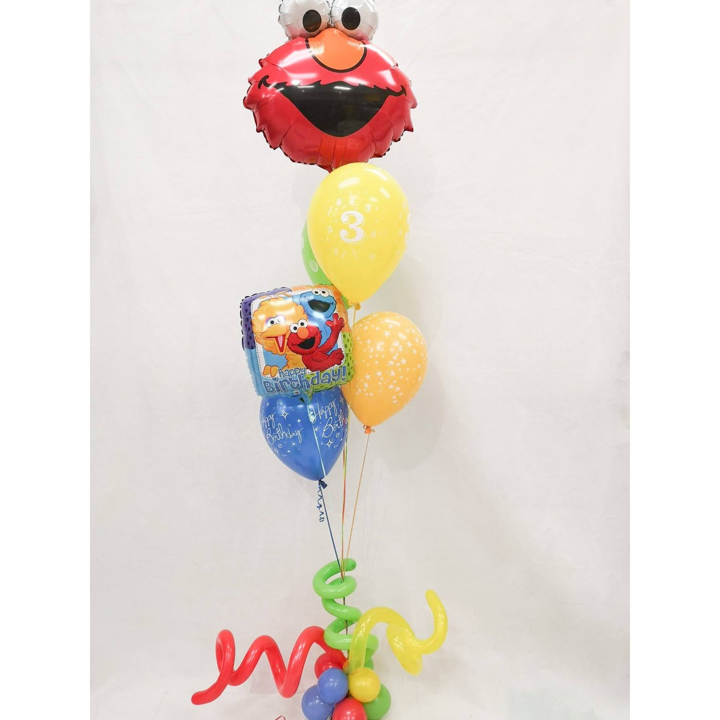 Bouquet de ballons en spirale pour l'anniversaire 6mcx