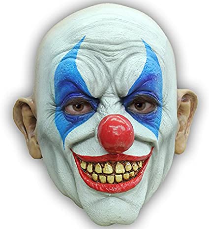 Masque du clown à la tête heureuse