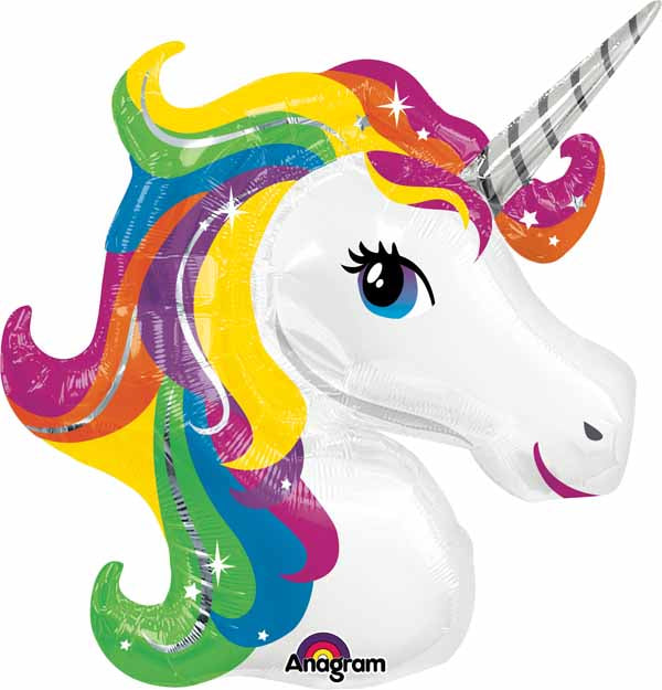 Mylar Jumbo Rainbow Unicorn