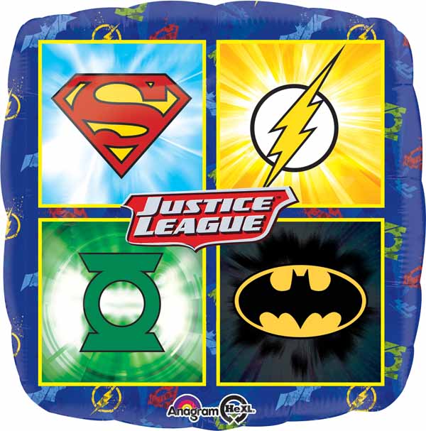 Mylar 18 in. Justice League