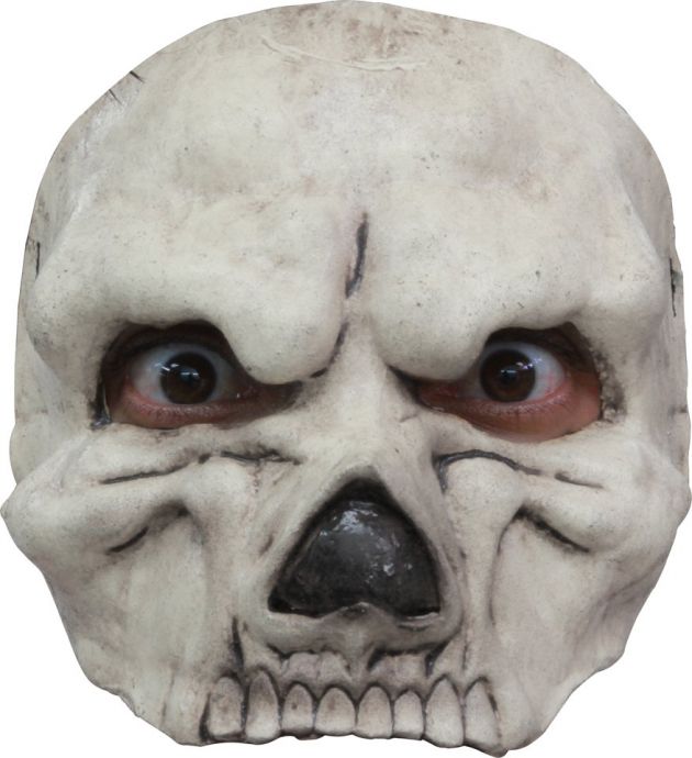 Skull Tan Half Mask