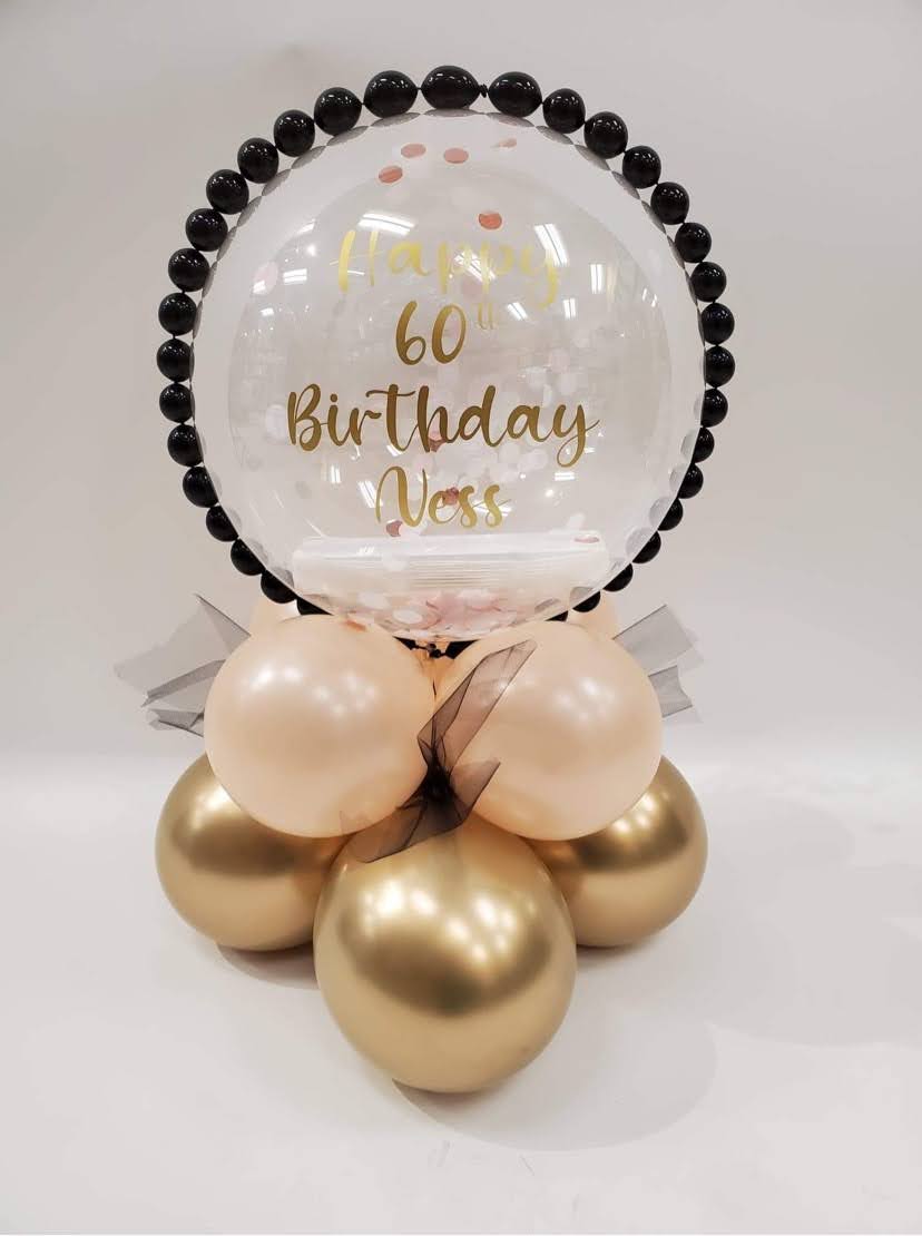 Gift in a Balloon Personalized Centerpiece