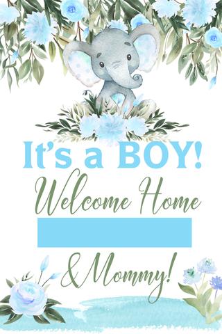 It's a Boy Welcome Home-Yard Sign