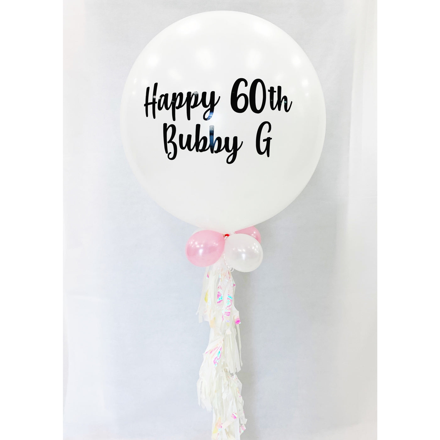 Personalized Balloon with Tassels
