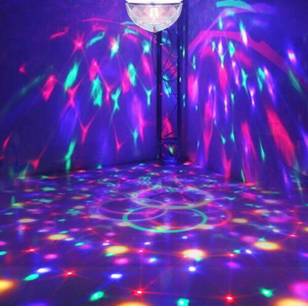 Rotating Multi-Colored Party "Bulb" LED