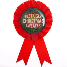 Best Ugly Christmas Sweater Ribbon