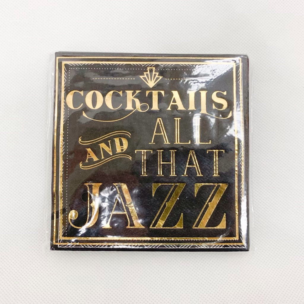 Cocktails et toutes ces serviettes de jazz