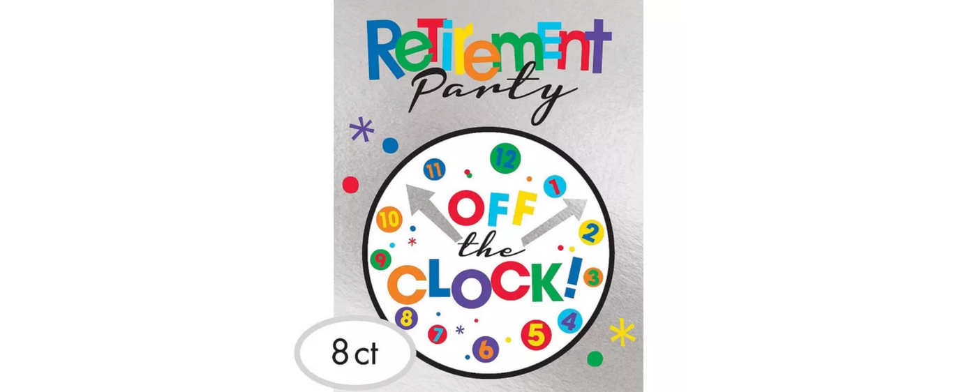 Retirement Invitations - 8 pack