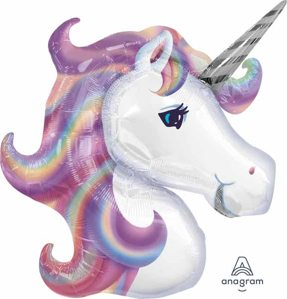 Mylar Jumbo Pastel Unicorn