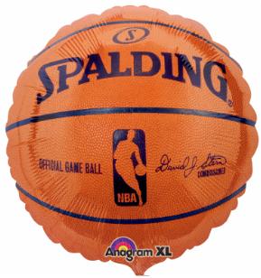 Mylar 18 in. Spalding Basketball