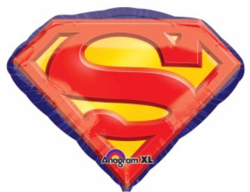 Emblème Mylar Jumbo Superman