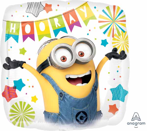 Mylar 18 in. Despicable Me Party