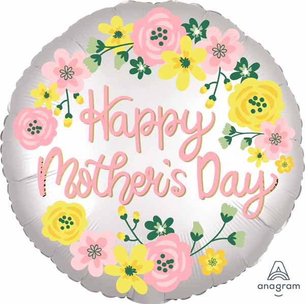 Mother's Day Floral Mylar Balloon