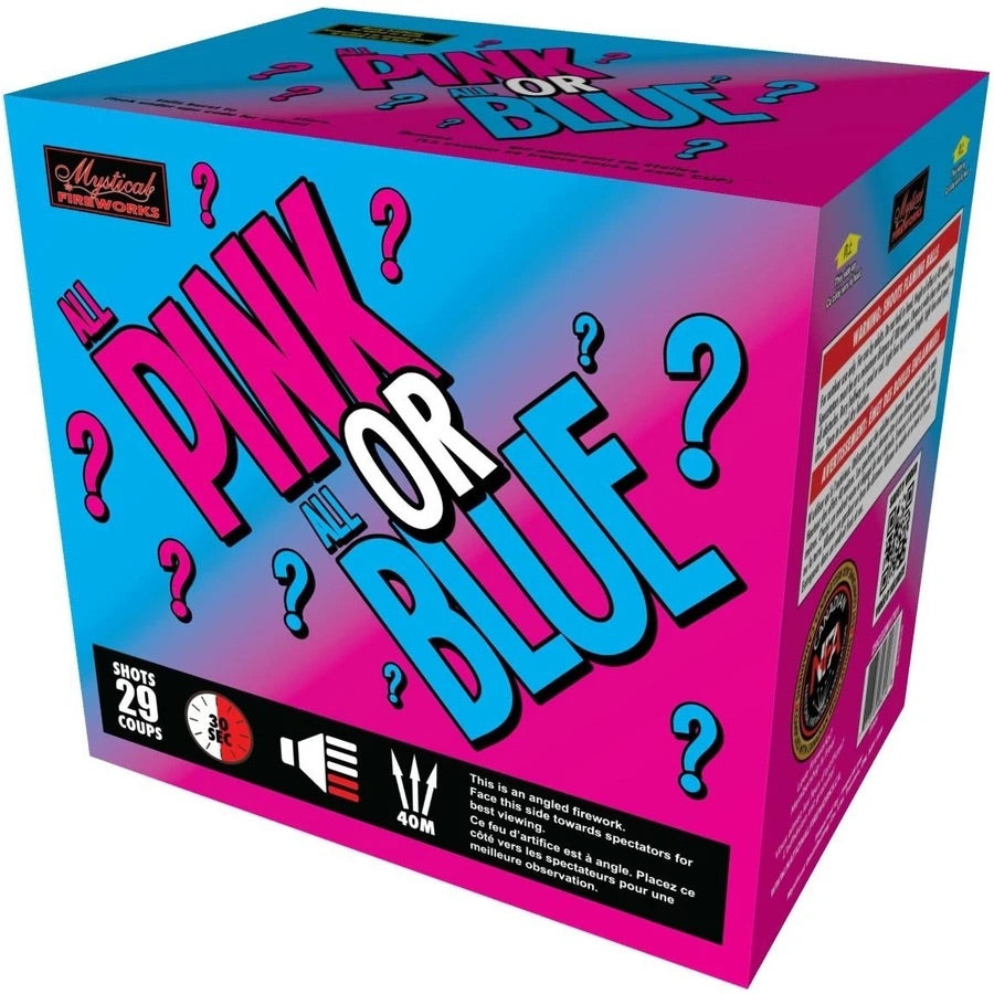 Gender Reveal ALL PINK fireworks - PINK (in-store pickup only)