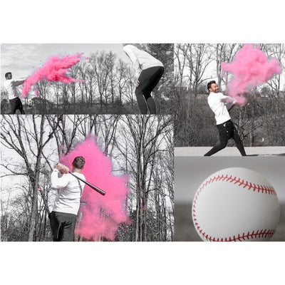Baseball de révélation de sexe - Rose