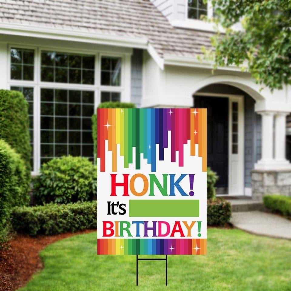 Honk Birthday - Yard Sign