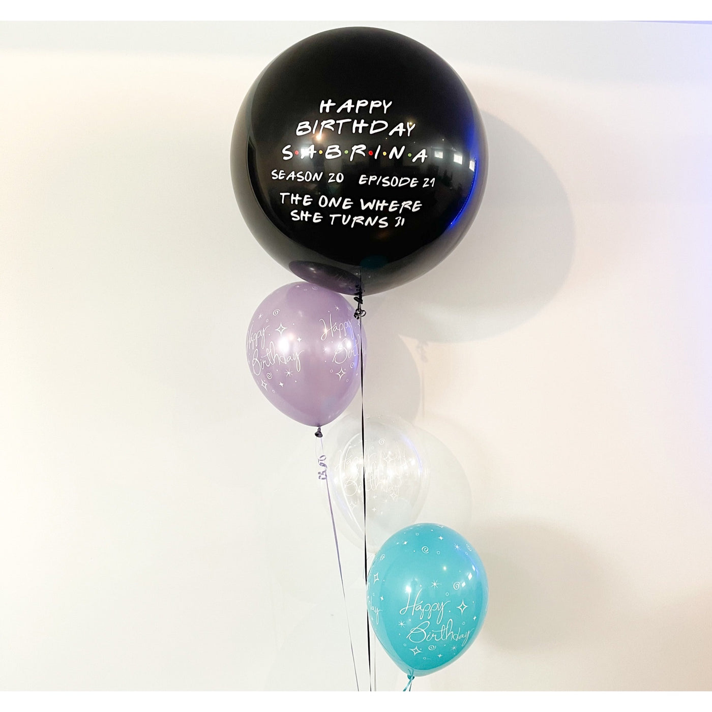 Personalized Quarantine Balloon Bouquet