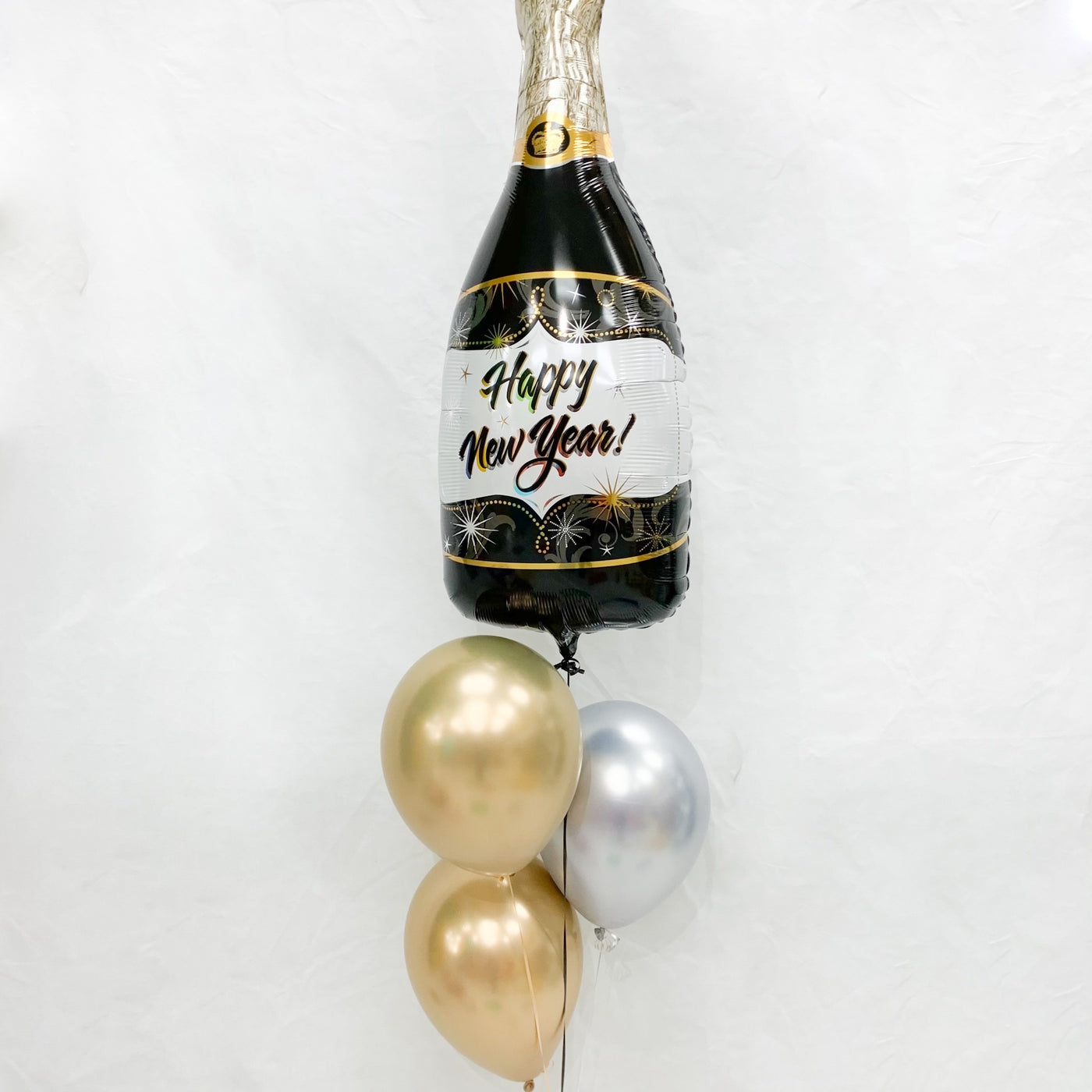 Champagne New Year Balloon bouquet