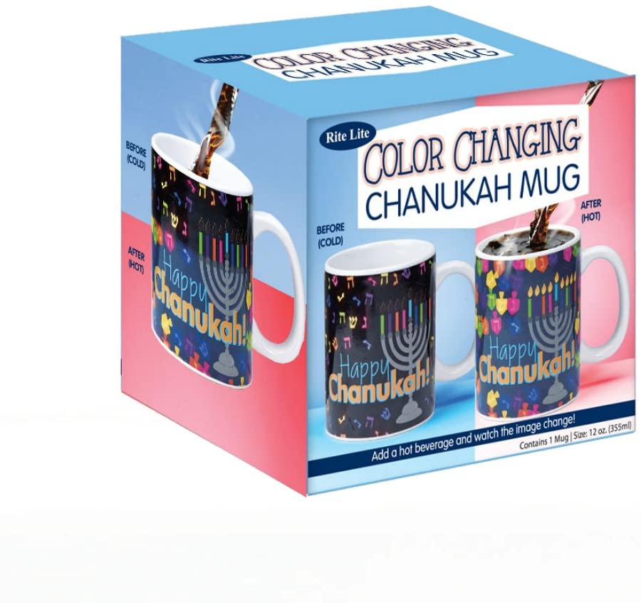 Colour Changing Hanukkah Mug